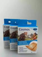 COSMOS Water resistant Пластыри на рану эластичные водоотталкивающие повязки для ран и ссадин 6*10см - 3 упаковки