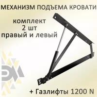 Механизм подъема кровати МПК 500, газлифты 1200N