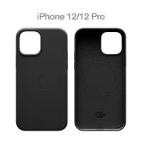 Силиконовый чехол COMMO Shield Case для iPhone 12/12 Pro с поддержкой беспроводной зарядки, Black