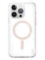 Uniq для iPhone 15 Pro чехол COEHL Glace Rose Gold (MagSafe)