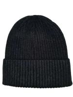 Мужская шапка черная зимняя AiHa бини One Size