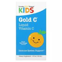 Сalifornia Gold Nutrition, Children's Liquid Gold Vitamin C, Natural Orange Flavor Жидкость во флаконах, 118 мл