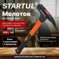 Молоток кровельный 450 гр с фиберглассовой ручкой STARTUL 