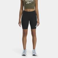 Шорты спортивные Reebok для женщин, Размер:M, Цвет:черный, Модель:RI SL FITTED SHORT