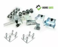 Комплектующие КАВ (Home Gate) KIT3RUS для откатных ворот весом до 400 кг с подставками (без балки)