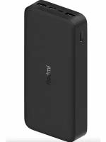 Портативный аккумулятор Xiaomi Redmi Power Bank Fast Charge, 20000 mAh, черный, упаковка: коробка