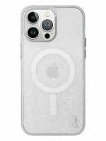 Uniq для iPhone 15 Pro Max чехол COEHL Lumino Sparkling Silver (MagSafe)