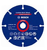 Круг пильный bosch для УШМ 76х1х10мм, диск отрезной по дереву, пластику, гипсу, для мини болгарки, режущий 2608901196