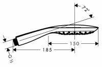 Душевая лейка Hansgrohe Raindance Select 26550400