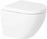 Подвесной безободковый унитаз BelBagno Sfera-R BB046CHR