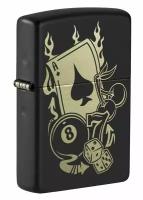 Зажигалка Black Matte ZIPPO 49257