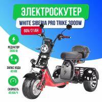 Электроскутер CityCoco WHITE SIBERIA PRO TRIKE 3000W (Черный)