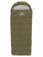 Спальник Naturehike U series envelope sleeping bag with hood U150 Army Green