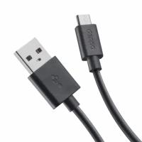 Дата-кабель USB-microUSB, 1.2м, черный Deppa