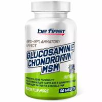 Глюкозамин Be First Glucosamine + Chondroitin + MSM - 90 таблеток, ---