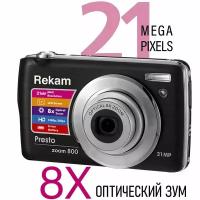 Цифровая камера Rekam Presto zoom 800 black