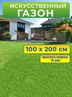 Искусственный газон трава в рулоне 100x200 см
