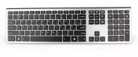 Беспроводная клавиатура Gembird KBW-1 Silver USB серебристый, русская, 1 шт