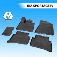 Комплект ковриков в салон RIVAL 12805003 для Kia Sportage с 2016 г., 5 шт