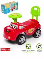 Каталка детская Dreamcar BabyCare (музыкальный руль), красный