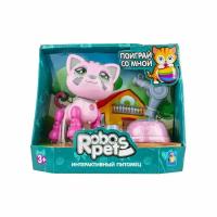 Интерактивная игрушка 1Toy Robo Pets. Милашка котенок, звук, розовый T16981