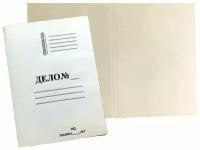 Attache Папка-обложка без скоросшивателя Дело N, А4, немелованный картон, 220 г/кв.м, 100 штук, белый