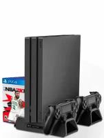 Dobe Подставка Multifunctional Cooling Stand для PlayStation 4 Pro/Slim (TP4-882), черный, 1 шт