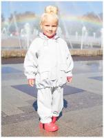 Непромокаемый детский костюм - дождевик без подкладки (на молнии), 98 размер