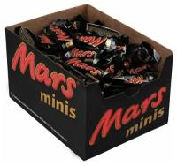 Конфеты шоколадные MARS minis, весовые, 1 кг, картонная упаковка, 56730