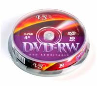 Диск VS DVD-RW 4,7 GB 4x CB/10