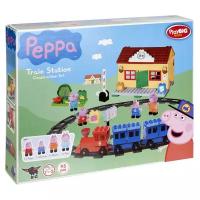 Конструктор BIG PlayBIG BLOXX 800057079 Железнодорожная станция, Peppa pig, 95 дет