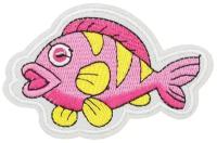 Термоаппликация 'Морская рыбка', розовая, 6*9.1см, Hobby&Pro