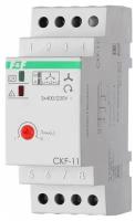 Реле контроля фаз для сетей с изолированной нейтралью CKF-11 (монтаж на DIN-рейке 35мм, регулировка задержки отключения, контроль чередования фаз, 3х4, 1шт