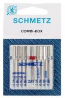 Игла/иглы Schmetz Combi Box 130/705 H комбинированные, серебристый, 9 шт