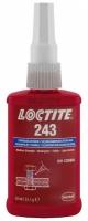 Фиксатор резьбы средней прочности Loctite 243, фиксация и герметизация резьб, соединений на металлах и поверхностях с гальваническим покрытием, 50 мл