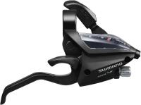 Шифтер, ручка тормоза Shimano ST-EF500, серия Acera, 8 скоростей, под правую руку, трос 205 см, черный