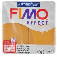 Полимерная глина FIMO Effect запекаемая золотой металлик (8020-11), 57 г золото 57 г