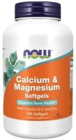 NOW Calcium & Magnesium+D3+Zinc (120 капс.)_