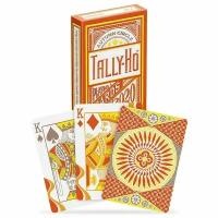 Игральные карты Tally-Ho Autumn Circle back, золотая осень