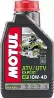 Полусинтетическое моторное масло Motul ATV-UTV Expert 4T 10W40, 1 л