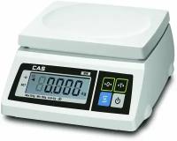 Весы электронные порционные CAS SW-05, весы кухонные настольные с адаптером, до 5 кг