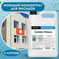 Моющий очиститель фасадов Golden Palace, средство для удаления высолов с кирпича, для мойки полов и стен, 5 л