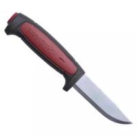 Нож Morakniv Pro C, углеродистая сталь, черный/бордовый