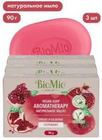 BioMio BIO-SOAP Натуральное мыло. Гранат и базилик (x3), 90 г