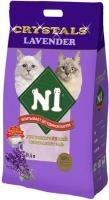 Наполнитель N1 Crystals для кошачьего туалета LAVENDER Силикагель 12,5л (Пакет для лотка В подарок, внутри упаковки)