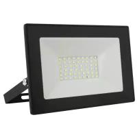 Прожектор светодиодный Ultraflash LFL-5001 C02 черный (LED SMD прожектор, 50 Вт, 230В, 6500К)