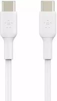 Кабель Belkin USB-C - USB-C, 1м, пластик, белый (CAB003bt1MWH)