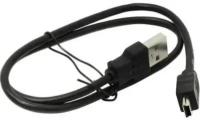 Кабель USB 2.0 5BITES А -> miniB, 0.5 м, черный (UC5007-005)