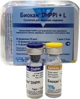 Вакцина Биокан DHPPi+L (1 доза 2 флакона) (Срок годности 05/2024)