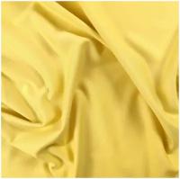 Ткань трикотаж джерси (желтый) 95% вискоза, 5% полиамид, 50 см * 145 см, италия